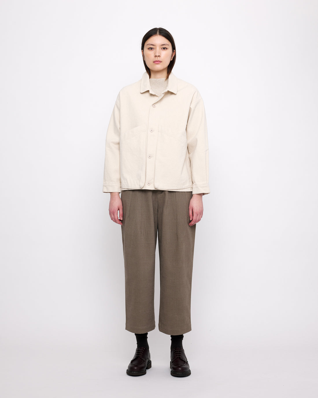 Signature Pleated Trouser - Heavy Canvas Edition - Umber