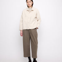 Signature Panel Pockets Shirt Jacket - Heavy Canvas Edition - Off-White