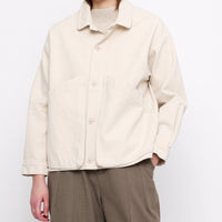 Signature Panel Pockets Shirt Jacket - Heavy Canvas Edition - Off-White