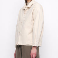 Signature Panel Pockets Shirt Jacket - Heavy Canvas Edition - Off-White