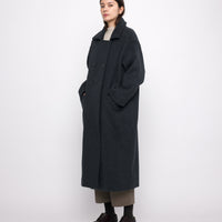 Long Wool Peacoat - FW24 - Charcoal