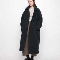 Long Wool Peacoat - FW24 - Charcoal