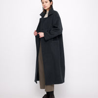 Long Wool Peacoat - FW24 - Charcoal