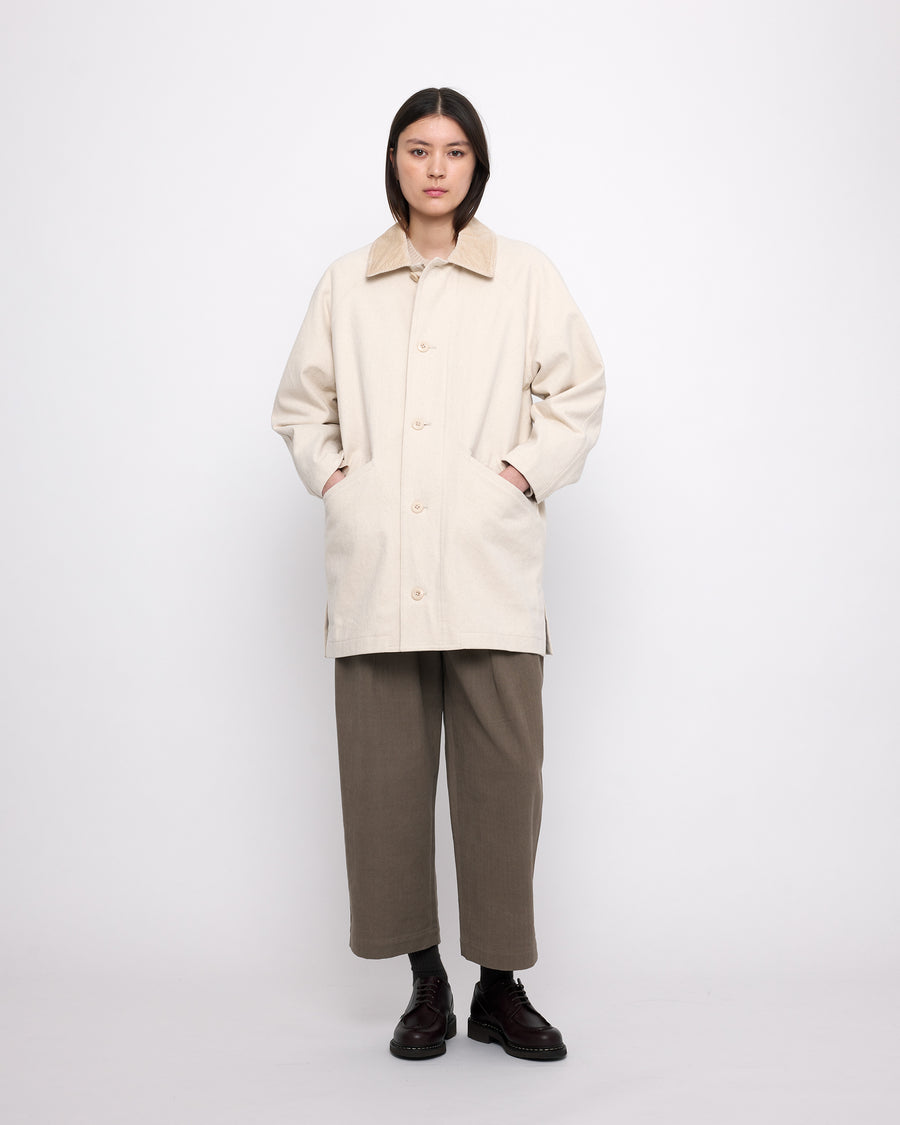 Mid-Length Duster Coat - FW24 - Off-White