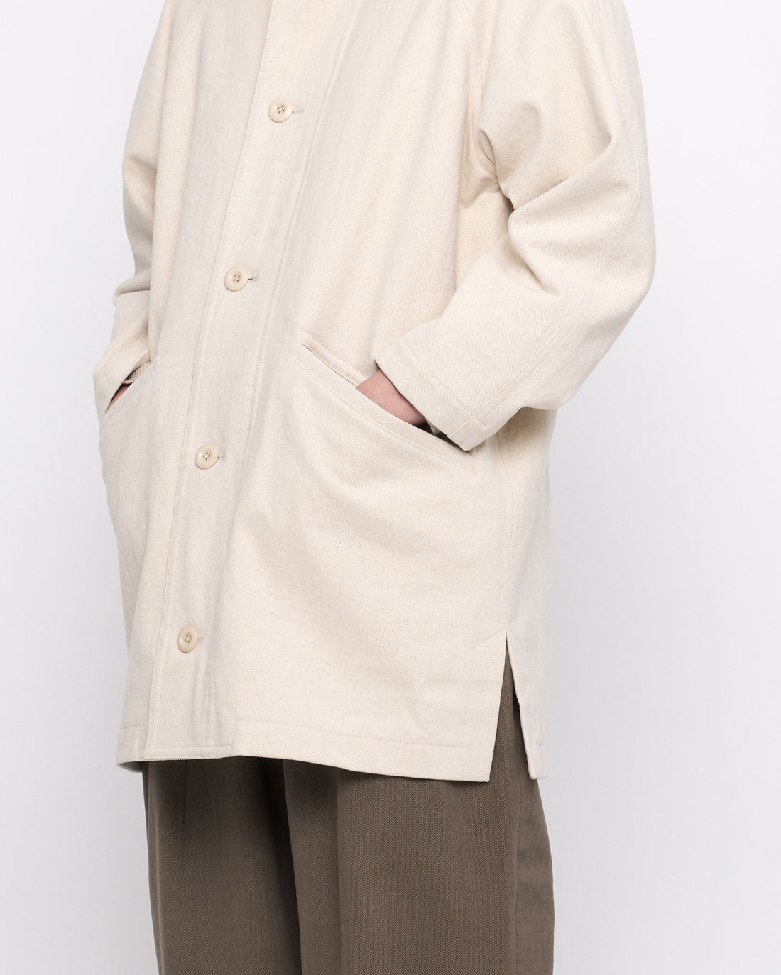 Mid-Length Duster Coat - FW24 - Off-White