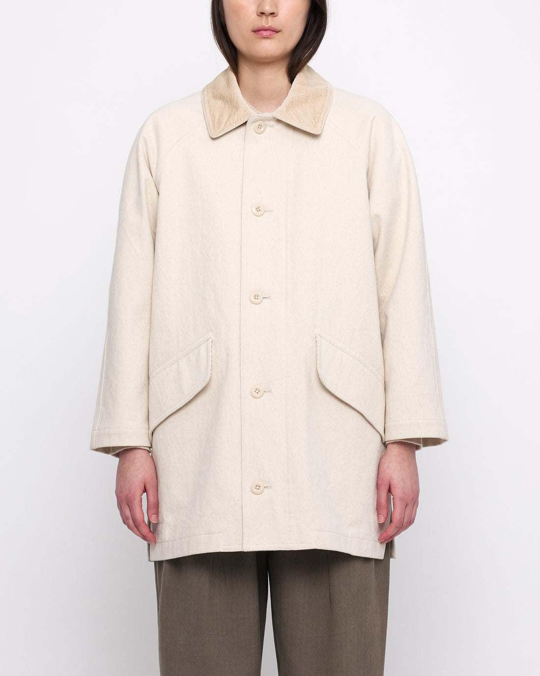 Mid-Length Duster Coat - FW24 - Off-White