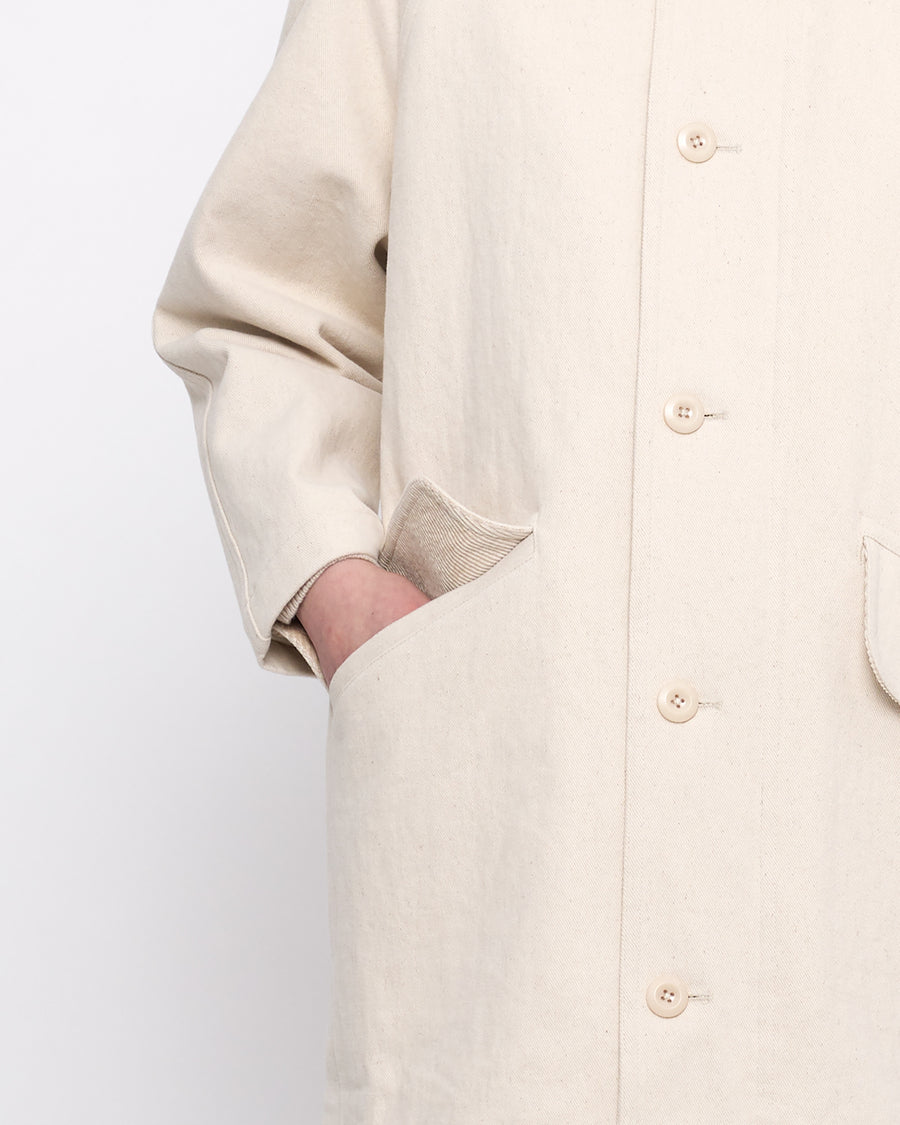 Mid-Length Duster Coat - FW24 - Off-White