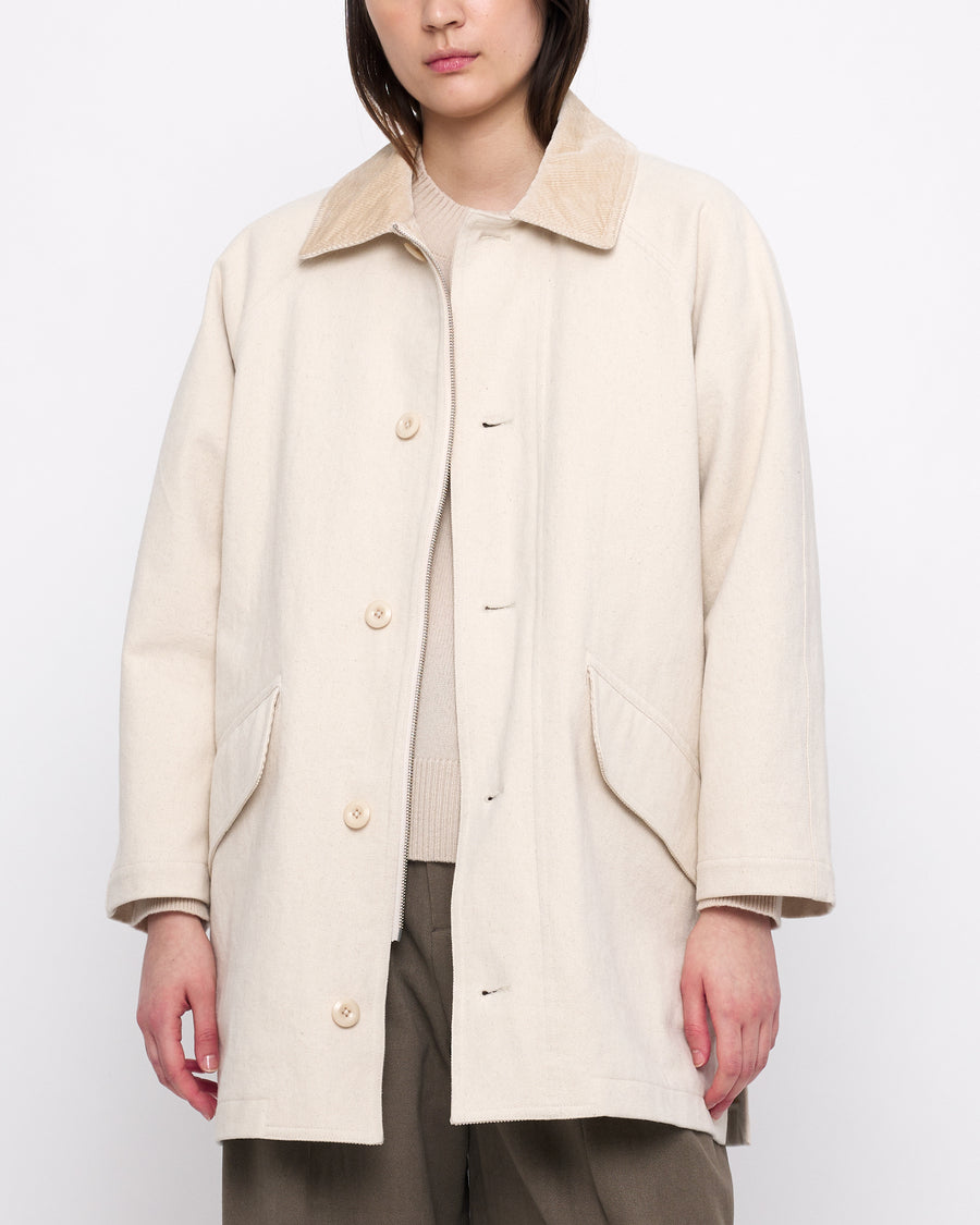 Mid-Length Duster Coat - FW24 - Off-White