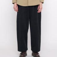 Signature Pleated Trouser - Heavy Canvas Edition - Black