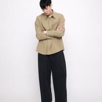 Signature Pleated Trouser - Heavy Canvas Edition - Black