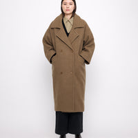 Oversized Wool Coat - FW24 - Kelp