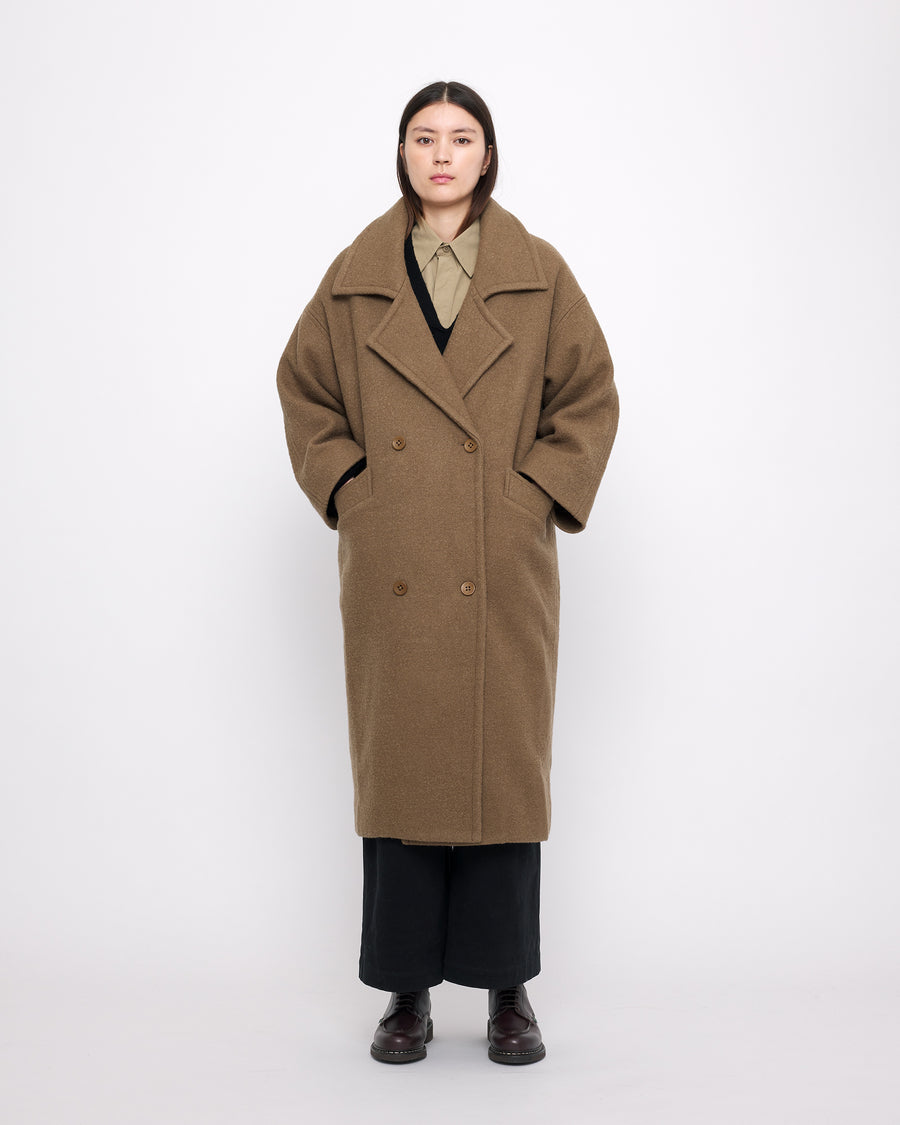 Oversized Wool Coat - FW24 - Kelp