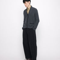 Signature Pleated Trouser - Heavy Canvas Edition - Black