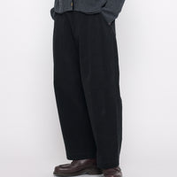 Signature Pleated Trouser - Heavy Canvas Edition - Black