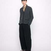 Signature Pleated Trouser - Heavy Canvas Edition - Black