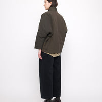 Padded Reversible Blazer - FW24 - Olive Brown/Taupe