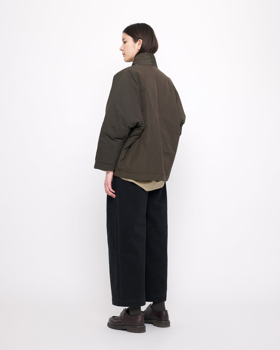 Padded Reversible Blazer - FW24 - Olive Brown/Taupe