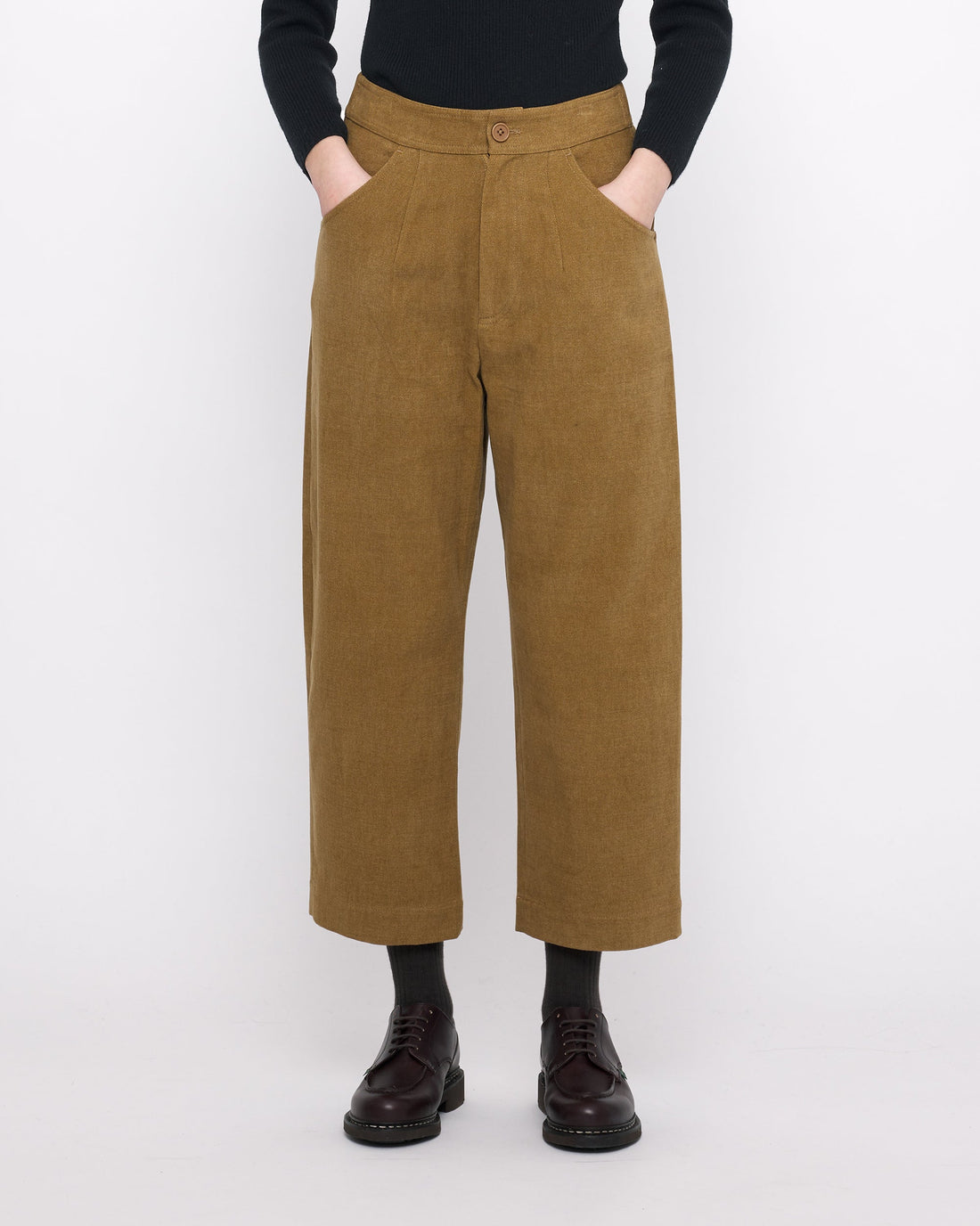 Signature Curve Legged Trouser - Heavy Canvas Edition - Kelp Brown