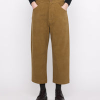 Signature Curve Legged Trouser - Heavy Canvas Edition - Kelp Brown