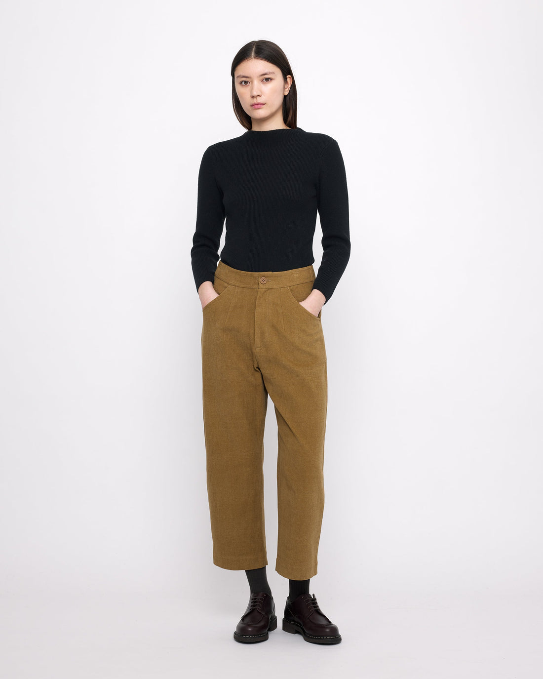 Signature Curve Legged Trouser - Heavy Canvas Edition - Kelp Brown