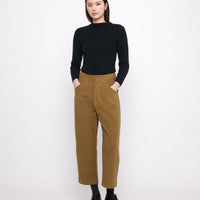 Signature Curve Legged Trouser - Heavy Canvas Edition - Kelp Brown