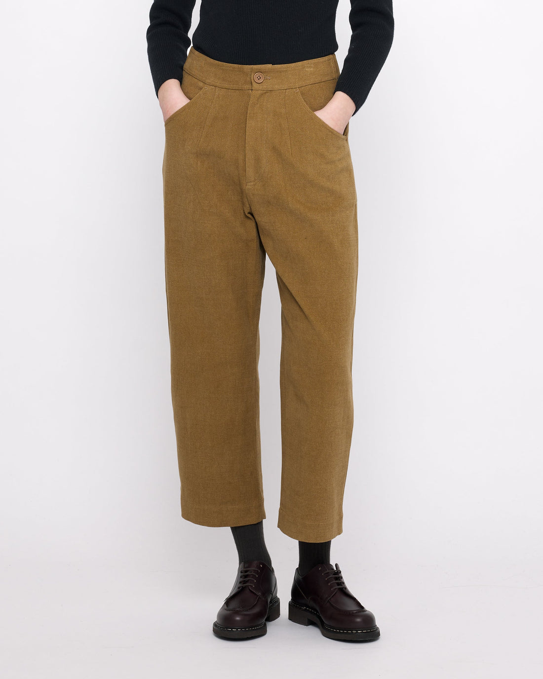 Signature Curve Legged Trouser - Heavy Canvas Edition - Kelp Brown