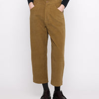 Signature Curve Legged Trouser - Heavy Canvas Edition - Kelp Brown