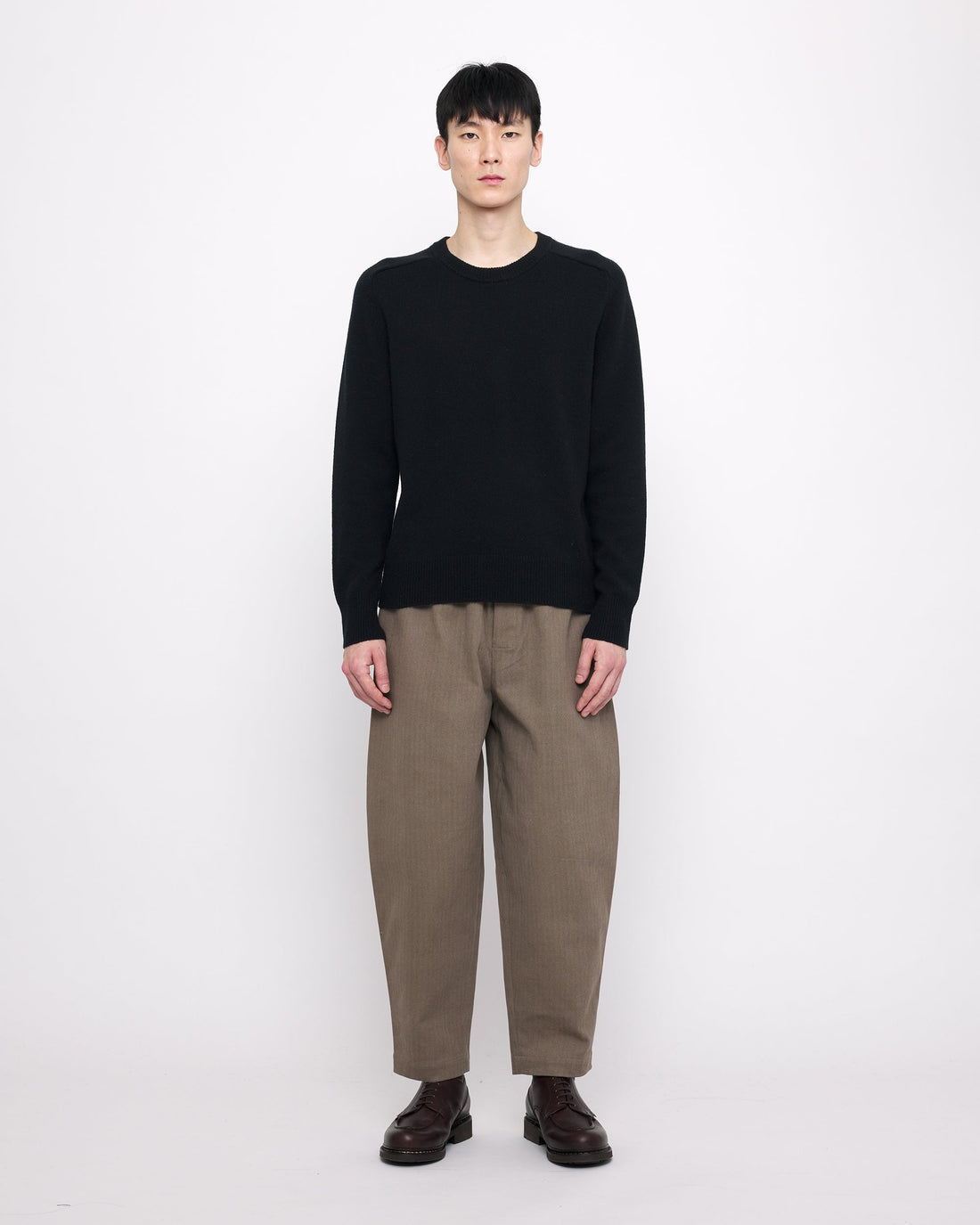 Signature Elastic Pull-Up Trouser - Heavy Canvas Edition - Umber