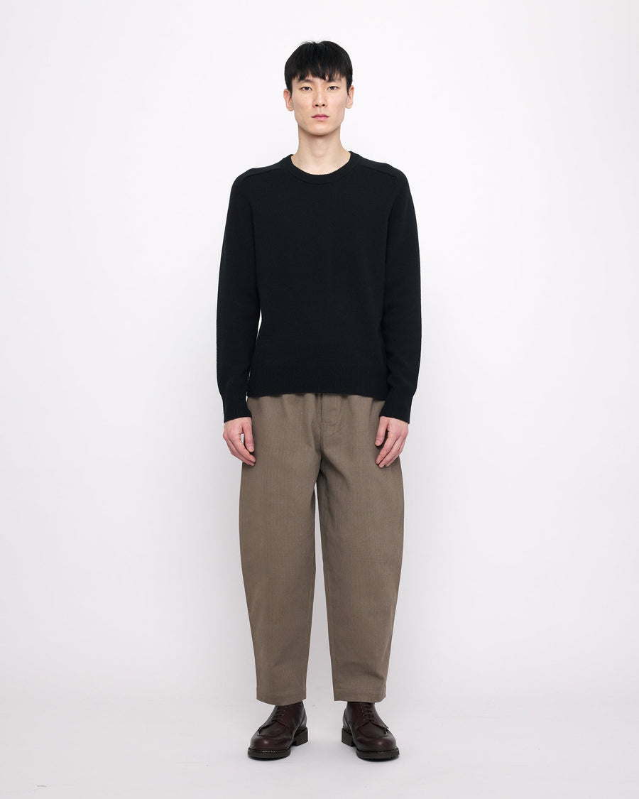 Signature Elastic Pull-Up Trouser - Heavy Canvas Edition - Umber