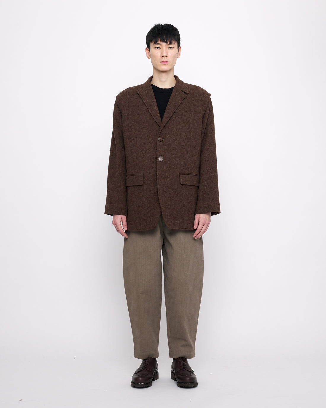 Oversized Wool Blazer - FW24 - Brown