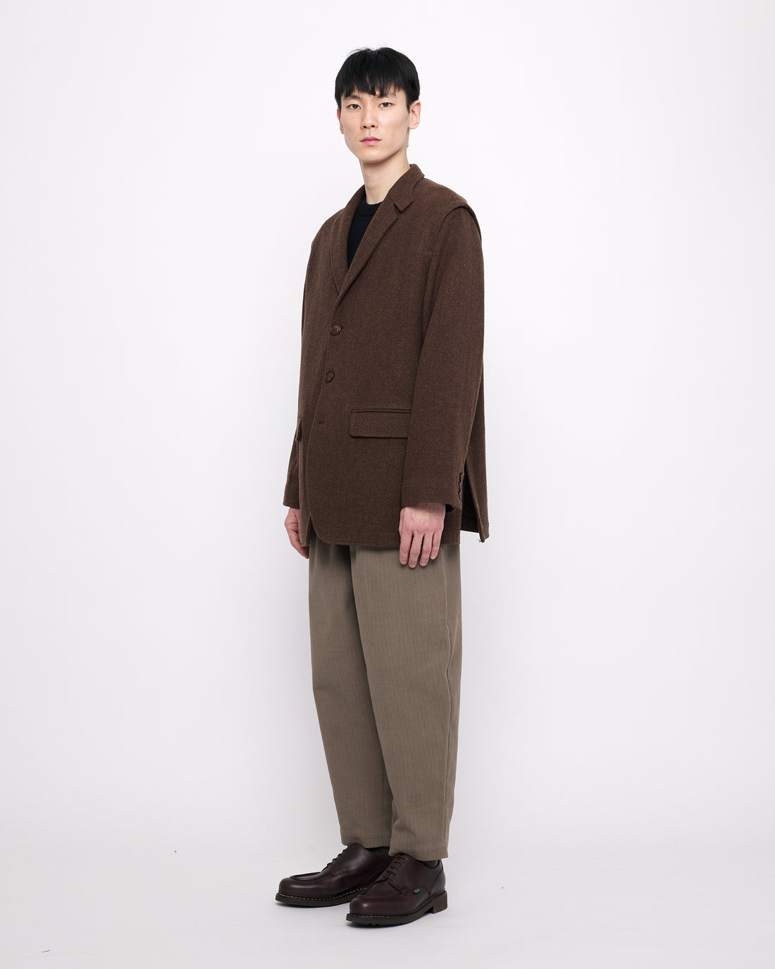 Oversized Wool Blazer - FW24 - Brown