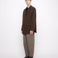 Oversized Wool Blazer - FW24 - Brown