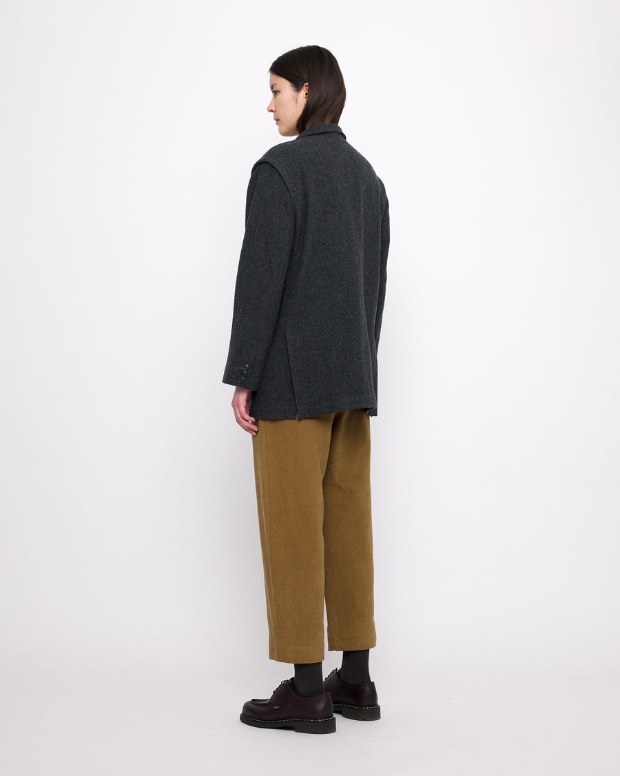 Oversized Wool Blazer - FW24 - Charcoal