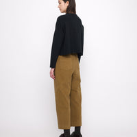 Relaxed Cropped Pull-Over - FW24 - Black