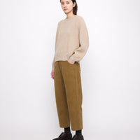 Signature Yak Poet Sweater - Almond