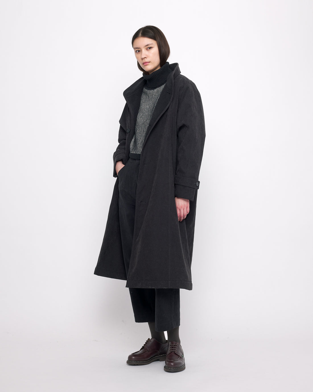 Padded Fleece Coat - FW24 - Black