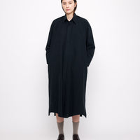 Cocoon Maxi Shirtdress - FW24 - Black