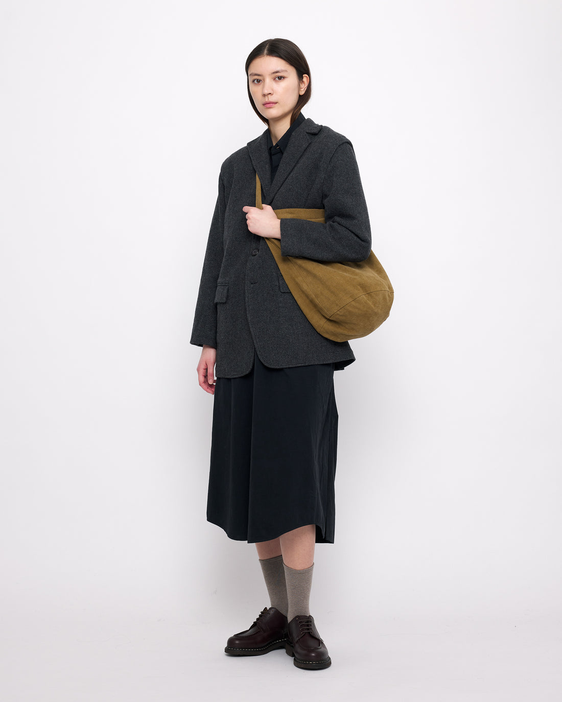 Oversized Wool Blazer - FW24 - Charcoal