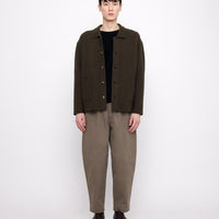 Boiled Wool Chore Shirt Jacket - FW24 - Olive