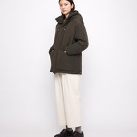 Hooded Puffer - FW24 - Olive Brown