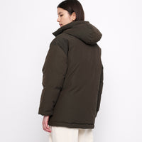 Hooded Puffer - FW24 - Olive Brown