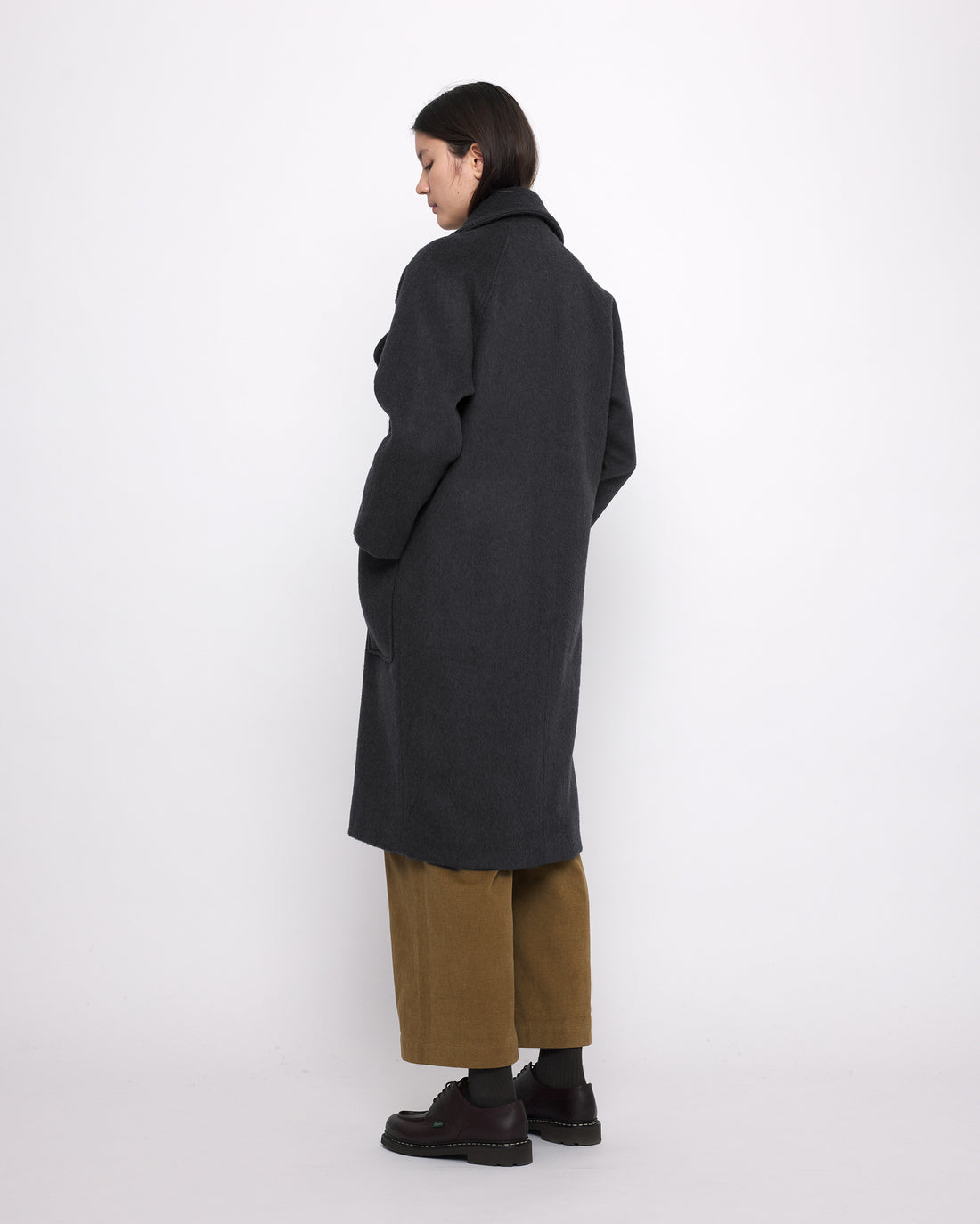 Classic Wool Coat - FW24 - Charcoal