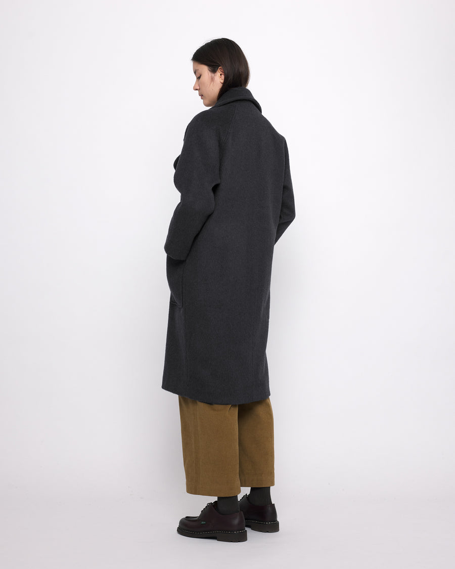 Classic Wool Coat - FW24 - Charcoal