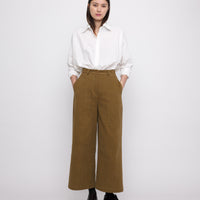 Wide-Legged Skate Trouser - FW24 - Kelp Brown