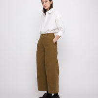 Wide-Legged Skate Trouser - FW24 - Kelp Brown