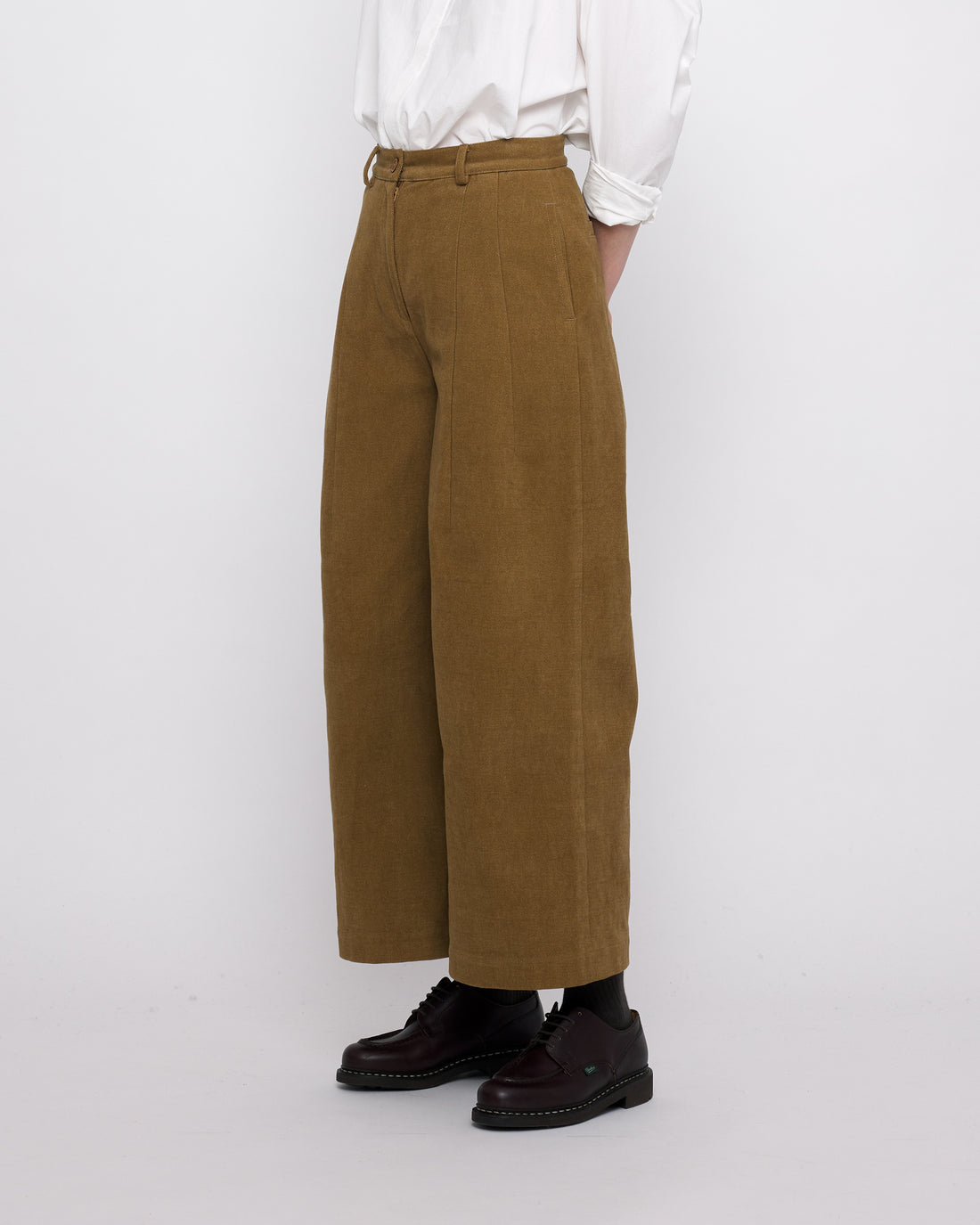 Wide-Legged Skate Trouser - FW24 - Kelp Brown