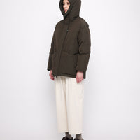 Hooded Puffer - FW24 - Olive Brown