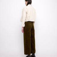 Signature 3/4 Cropped Shirt - Heavy Canvas Edition - Off-White