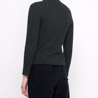 Yak Ribbed Roll Neck - FW24 - Charcoal