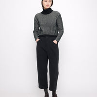 Signature Curve Legged Trouser - Heavy Canvas Edition - Black